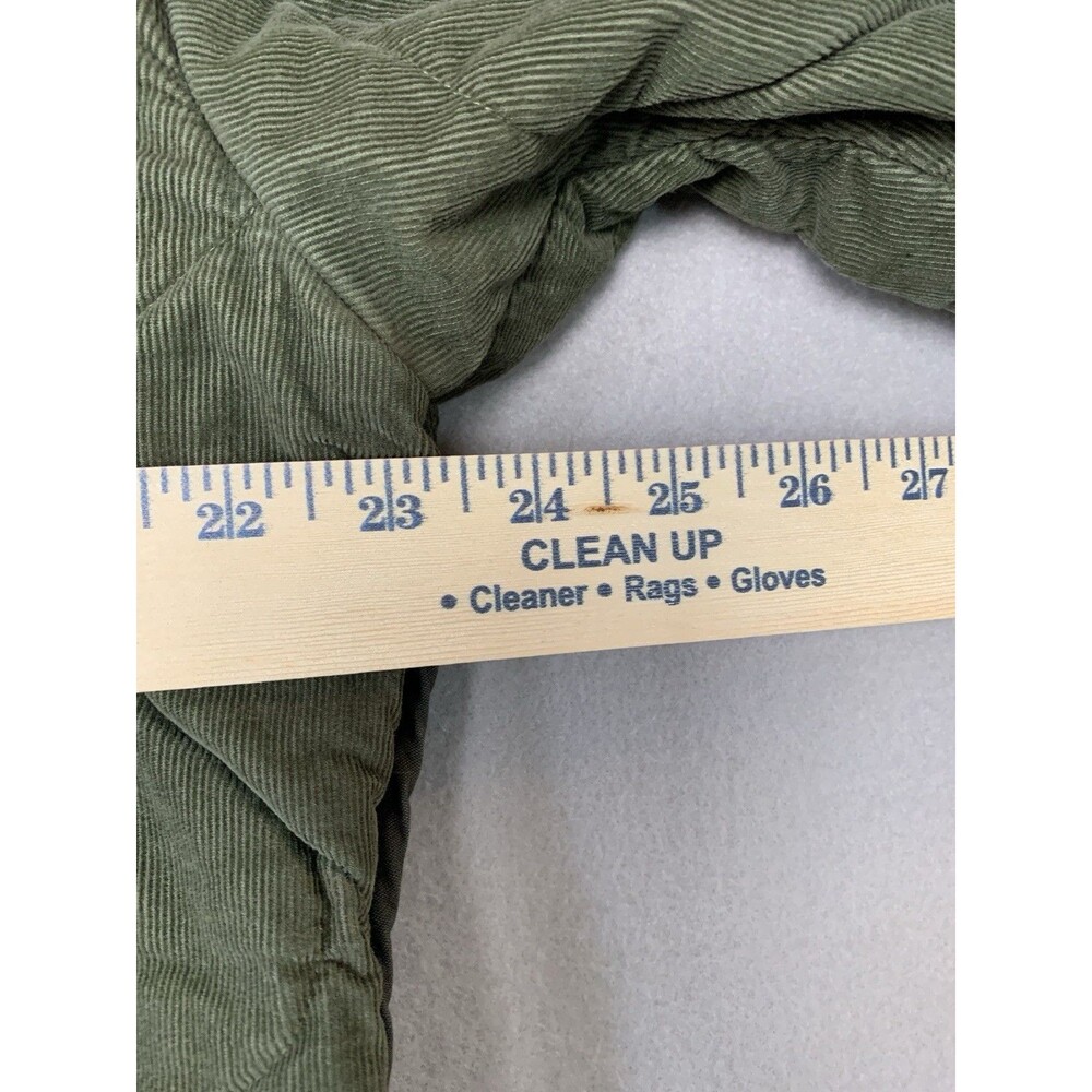 REI Co-Op Jacket Women Size XL Green Norseland Corduroy Quilted Military Snaps - Picture 7 of 8